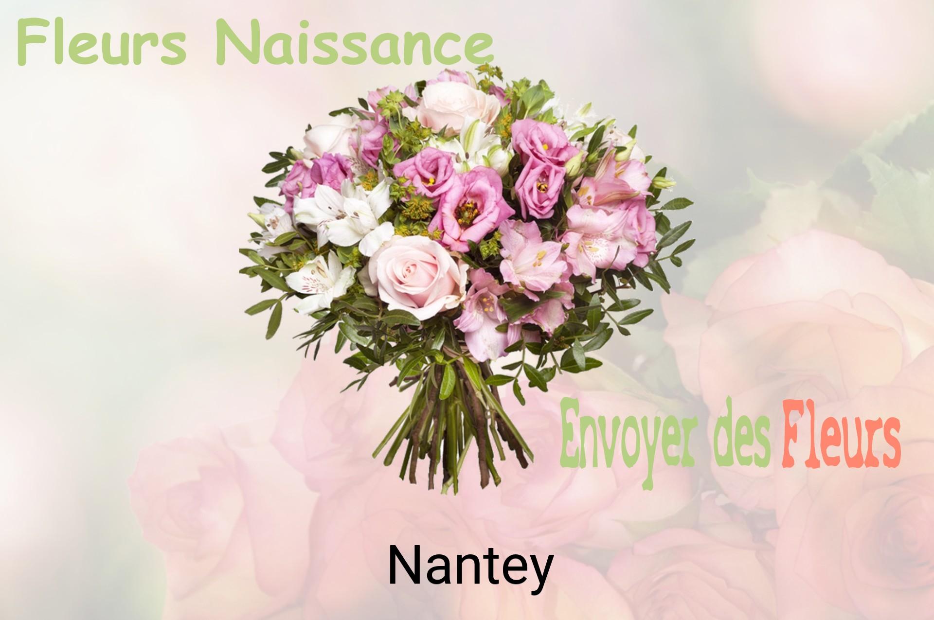 Bouquet de fleurs de naissance livré à Nantey